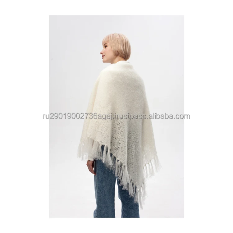 Высококачественная Женская Вязаная Шаль для холодного сезона, изготовлена из высококачественного козьего пуха, вязаные шали от производителя