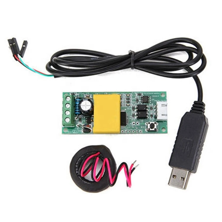 PZEM-004T PZEM-004 PZEM напряжение постоянного тока мощность энергоустановки монокристаллический AC 80-260V 100 PZEM-004T