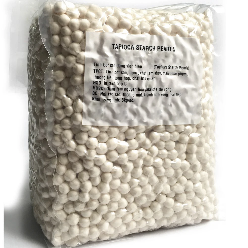 Tapioca Pearls High Content Boba Bubble Sago Ball/Sago Pearls Quick-cooking For Milk Tea Smoothies