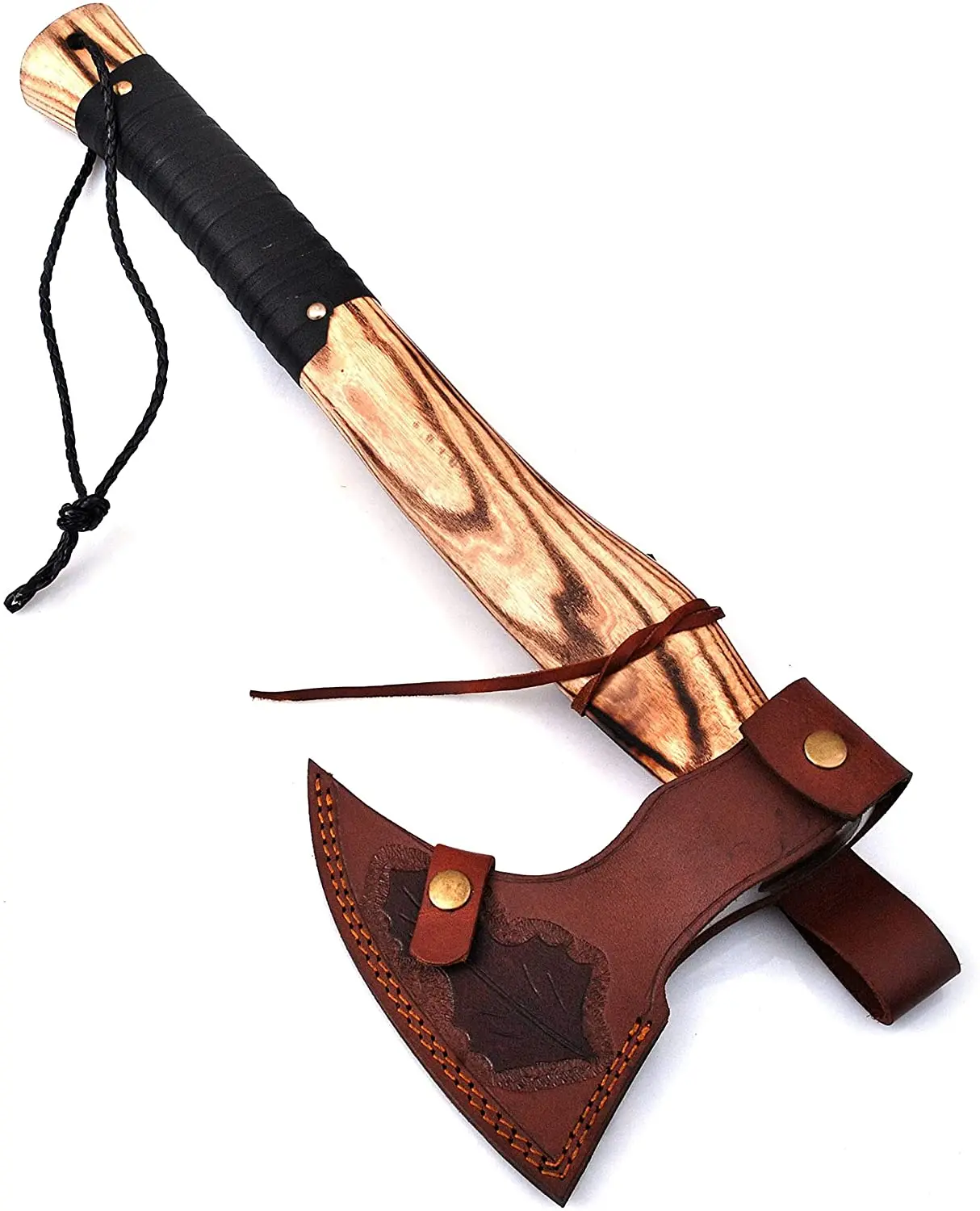 Кованый топор из углеродистой стали ручная работа дамасский деревянная ручка