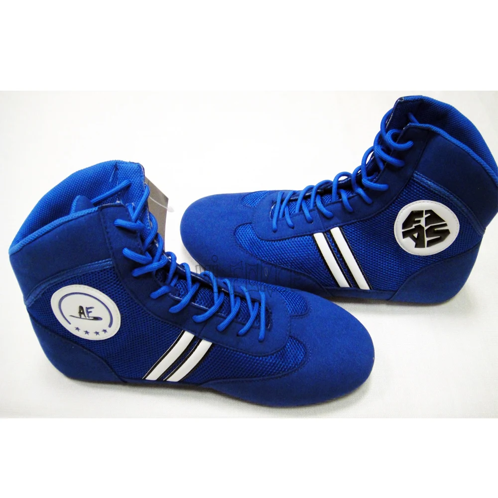 Custom made Wrestling Shoes Sambo Fighting Boots Professional Sambo Shoes Leather