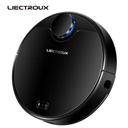 Liectroux ZK901 Lidar Pembersih Vakum Robot Selective Room Clean Breakpoint Resume Cleaning Wet Mop & Disinfect