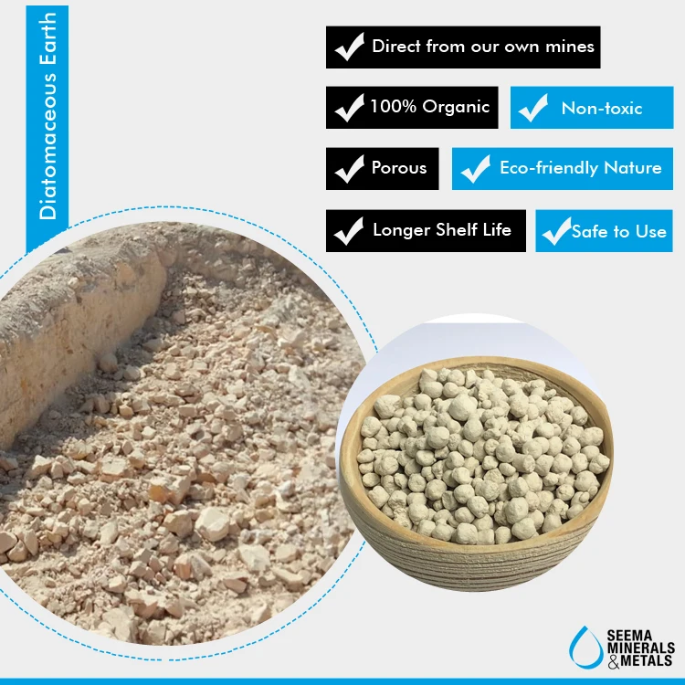 Low Market Price Hot Selling Diatomaceous Earth Granules for Agriculture Silica Fertilizer