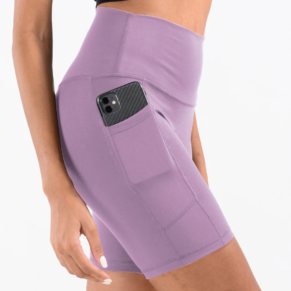 High Quality New Fashion hot sale women shorts side pocket gym workout shorts