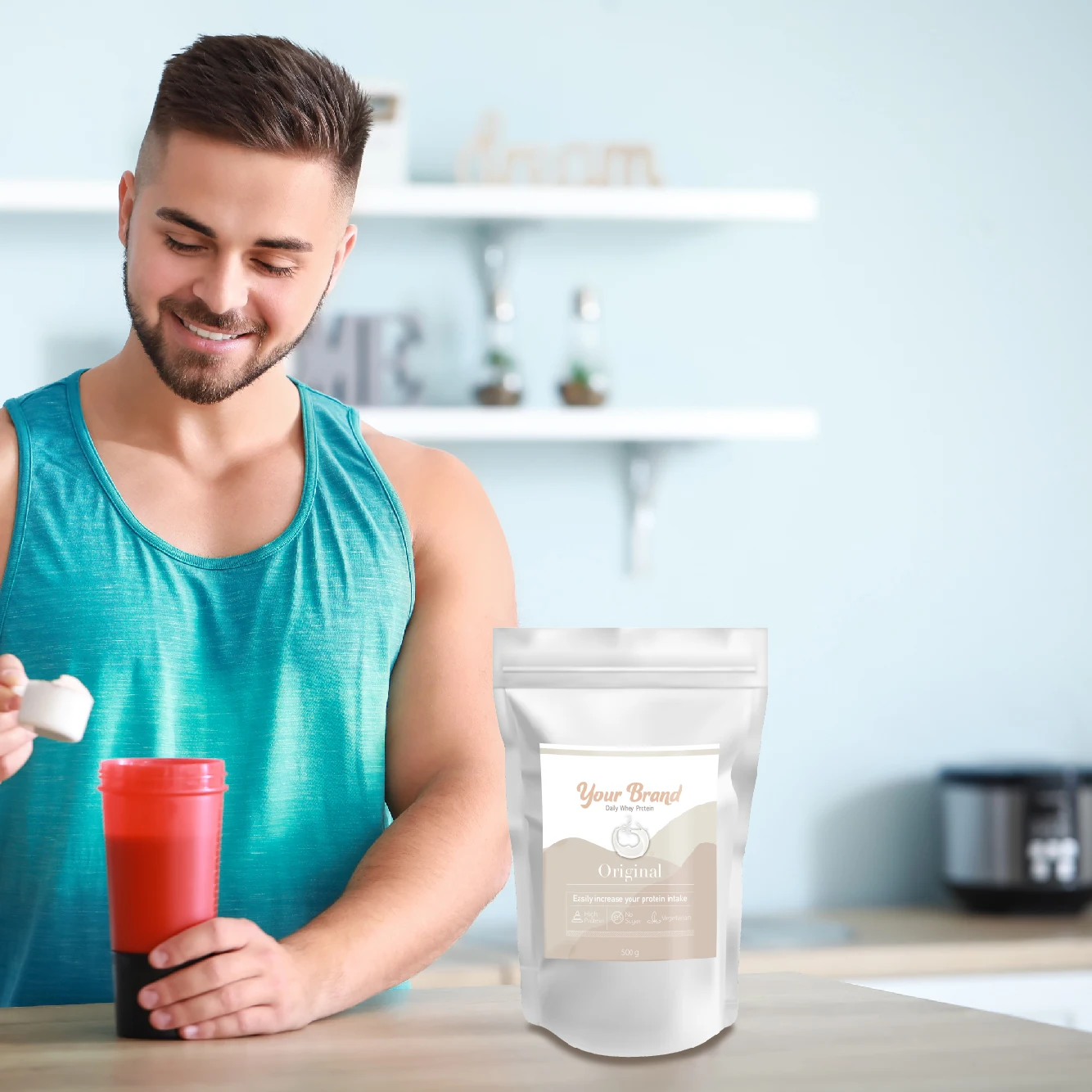 Muscle growth fish muscle collagen protein for women