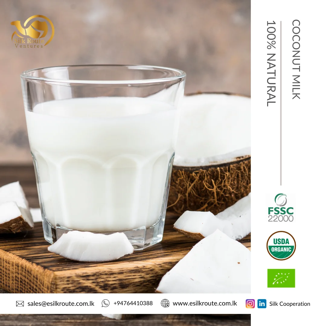 Pure Range Best Quality Protein Rich 100% Organic Sweet Virgin Coconut Milk 17% from Bulk Supplier