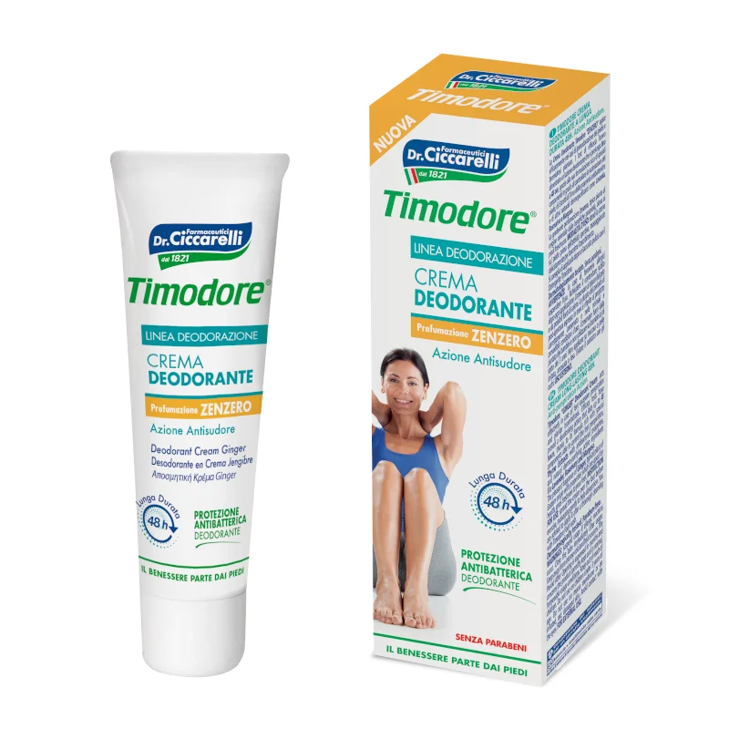 
Made in Italy Ginger deodorant cream for feet with long lasting deodorization 50 ml 