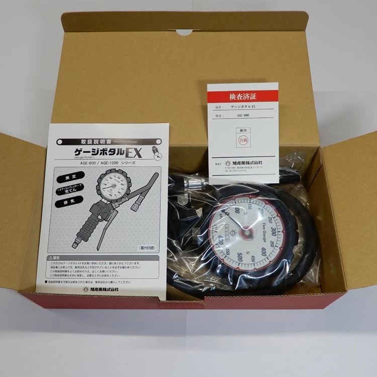 High precision high quality leak free chuck pressure tire air gauge inflator for sale