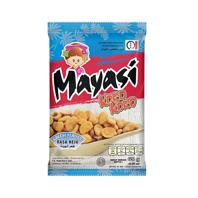 Высококачественная жареная широкая фасоль Mayasi 65 г вкус