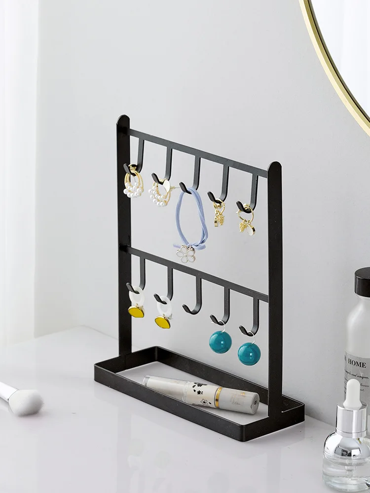 Hanging Earrings Display Stand Jewelry Rack Holder Metal Gold Earring Display Stand for Home and jewelry Shop