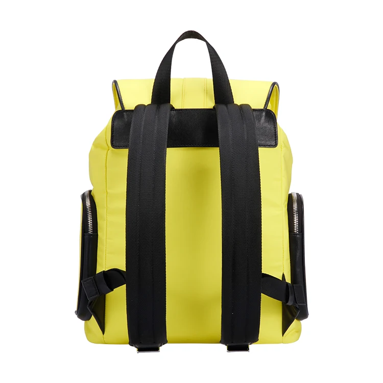 New unisex  casual backpack fashion luxury nylon leather backpack