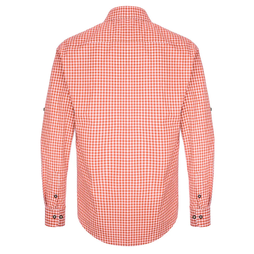 Традиционная немецкая рубашка Trachten Hemden Баварская Мужская Октоберфест хамден мужская клетчатая из 100% хлопка