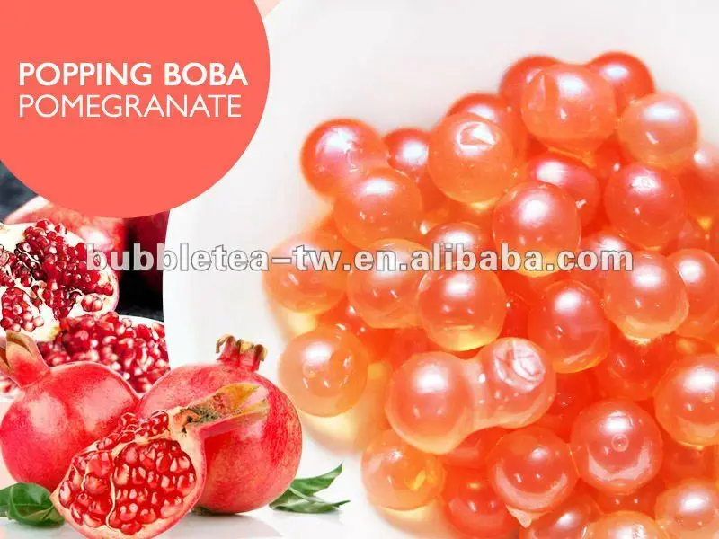 
2021 TAIWAN BEST QUALITY CHERRY POPPING BOBA JUICE BALL BUBBLE TEA TOPPING 