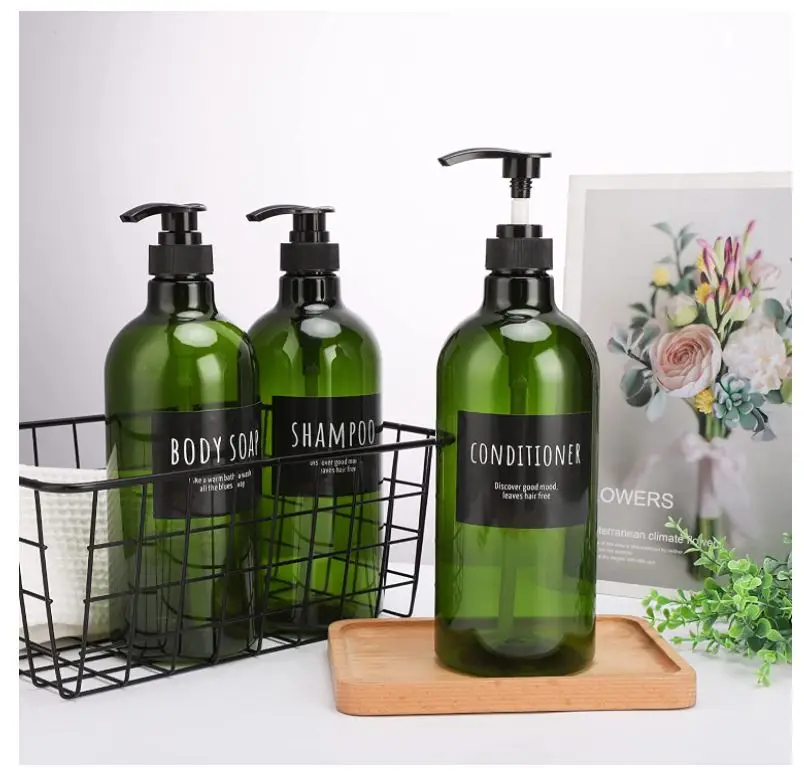 1000ml Segbeauty Pump Bottles For Shampoo and Conditioner Liquid Soap Dispenser For Body Soap Press Shower Dispenser