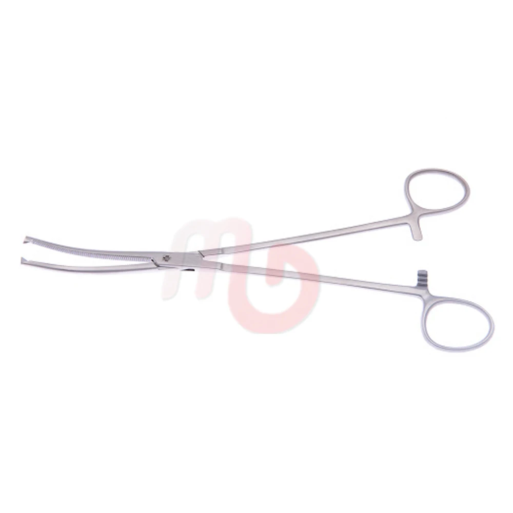 
 Kocher (охшнер), артериальные щипцы, 1x2 прямые, изогнутые 20 см  