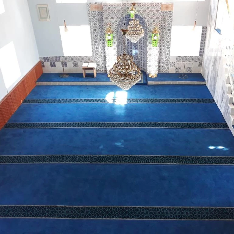 Mosque carpet  special woven special patterns  acrylic polypropylene wool carpet top quality wall to wall carpet best price