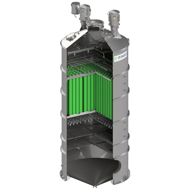 Очистка мокрыми химическими веществами кока-колы и генераторных газов из смолы, электростатического фильтра