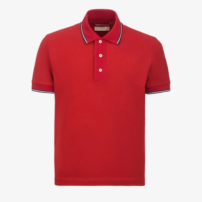 
100% cotton pique Tipped Polo Shirt Black S M L XL Sportswear t-shirts mens Casual Wear 