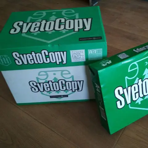 100% Pulp 80gsm SvetoCopy A4 Paper/A4 Copy Paper