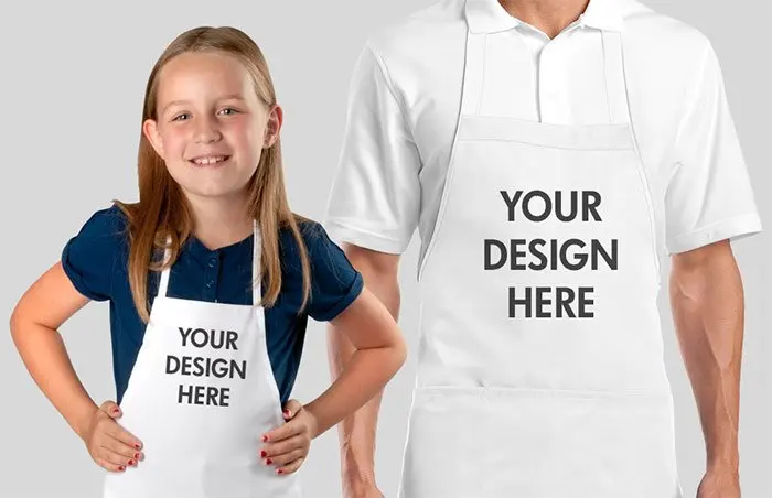 Professional Chef Bib Apron Black White Chalk Stripe cotton twill fabric kitchen aprons Fire Retardant Chef Uniforms