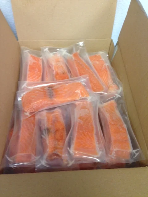 Сделано в Чили замороженный Атлантический Лосось без кожицы PBO часть 6 унций нм IVP основной Улучшенный