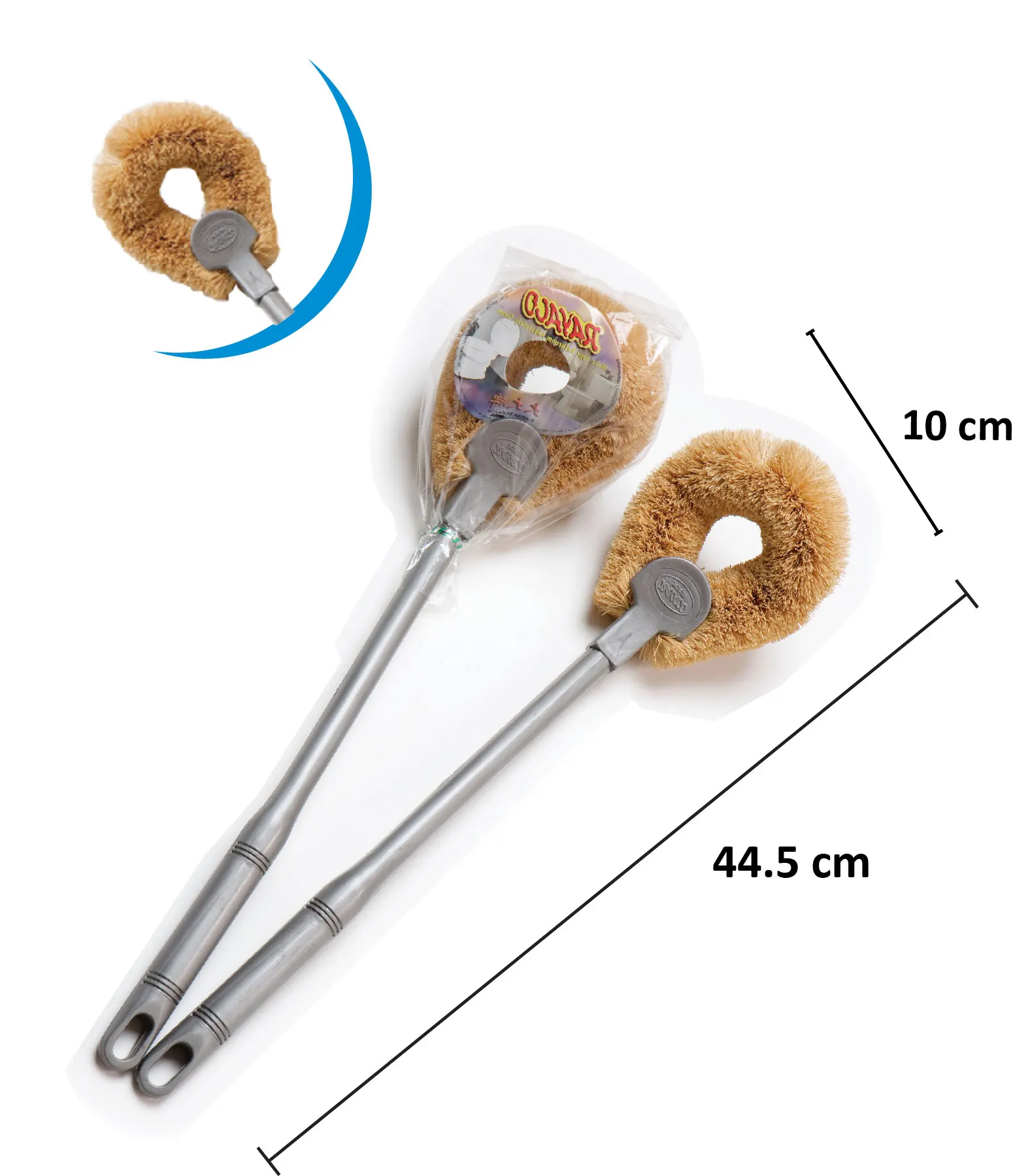 Eco-friendly Material Household Sustainable Cleaning Product Natural Coco Fiber Toilet Brush