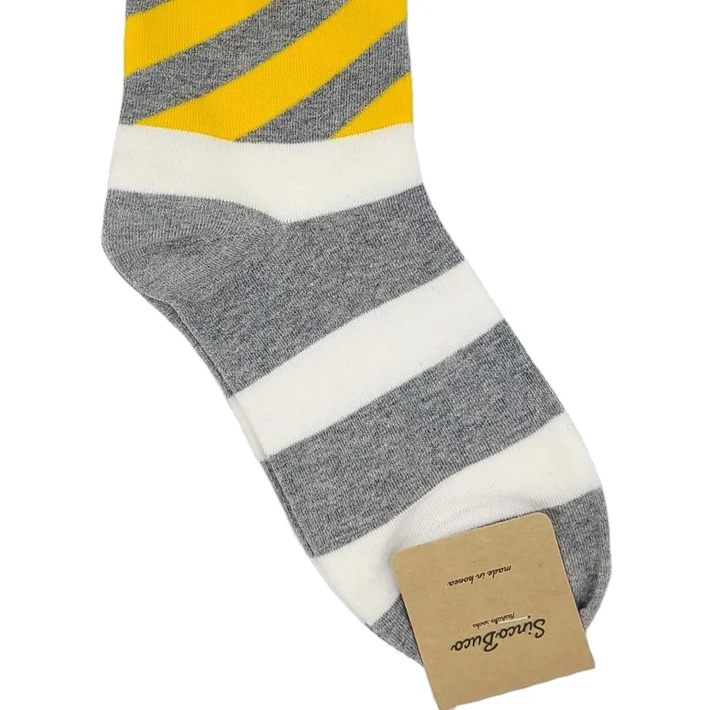 OEM Korean High Quality Custom Designer Fashion Men Ankle Socks