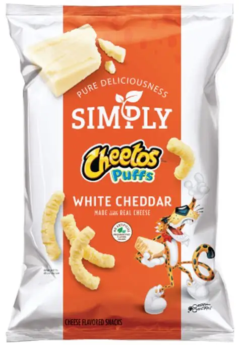 Simply White Cheddar Cheetos Puffs 226g