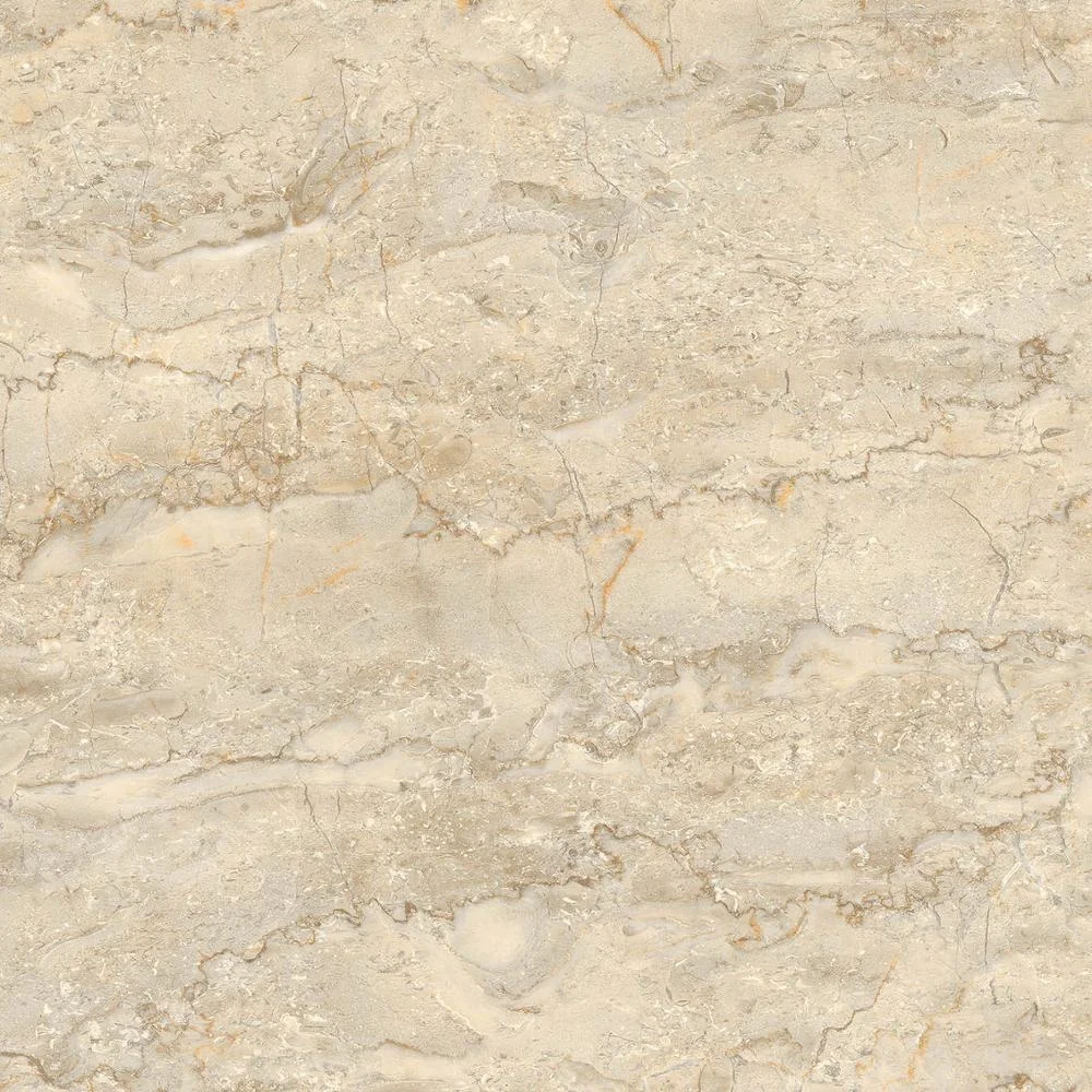 Superior Polish Beige Color Marble Glazed Porcelain Tile 600x600cm Size 600x600mm Marble Surface Design 60x60cm Decorative Tiles