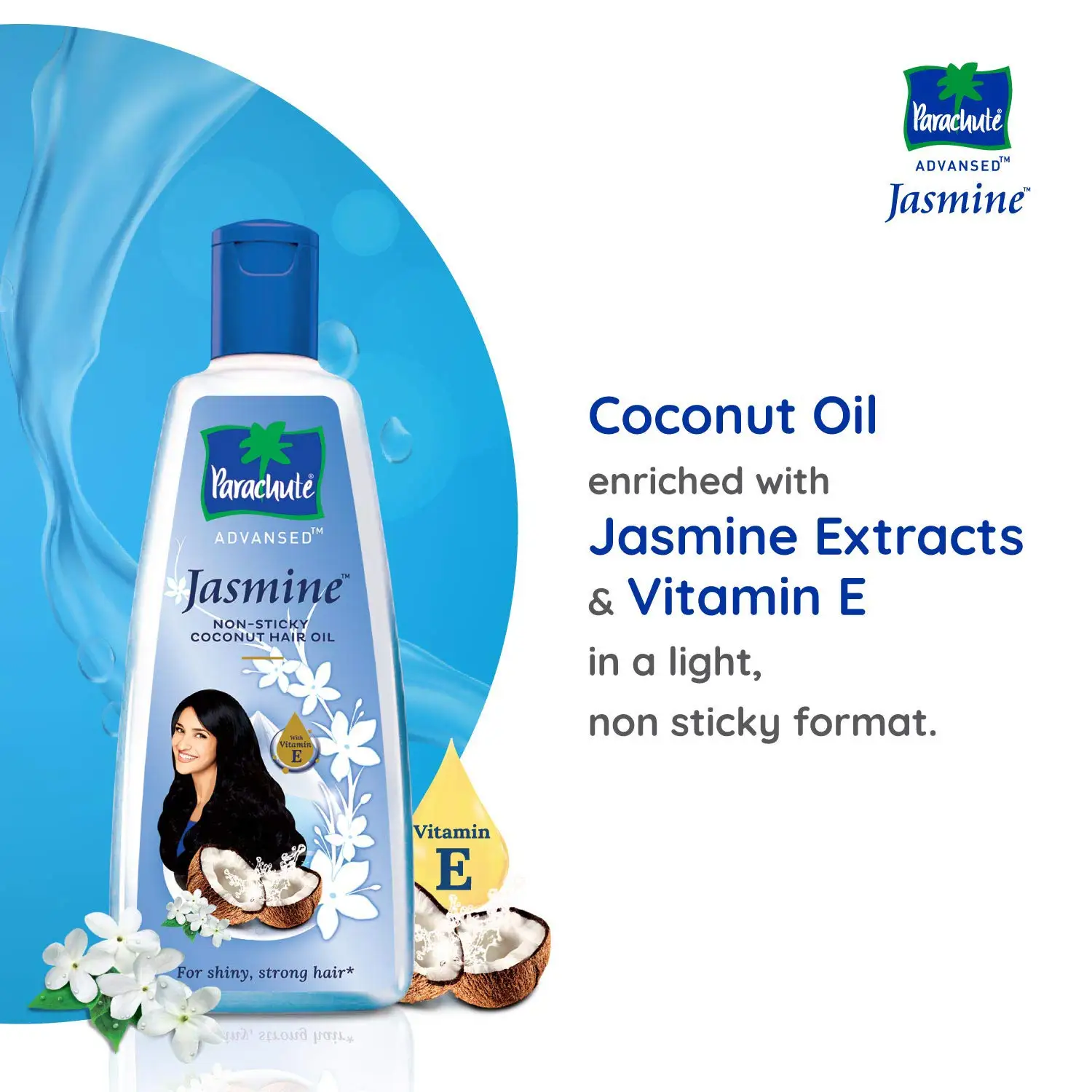 Jasmine Hair Oil Suppliers / Parachute Advanced Jasmine oil / Indian Branded Hair Care Products Suppliers
