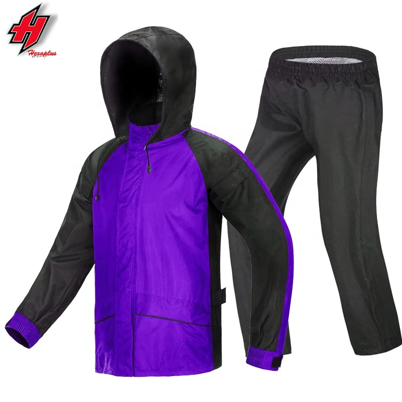 Waterproof Outerwear Motocross Racing Jacket Pants Set Fashionable Motorcycle Rain Suits Rain Gear for Men RAINWEAR Raincoats