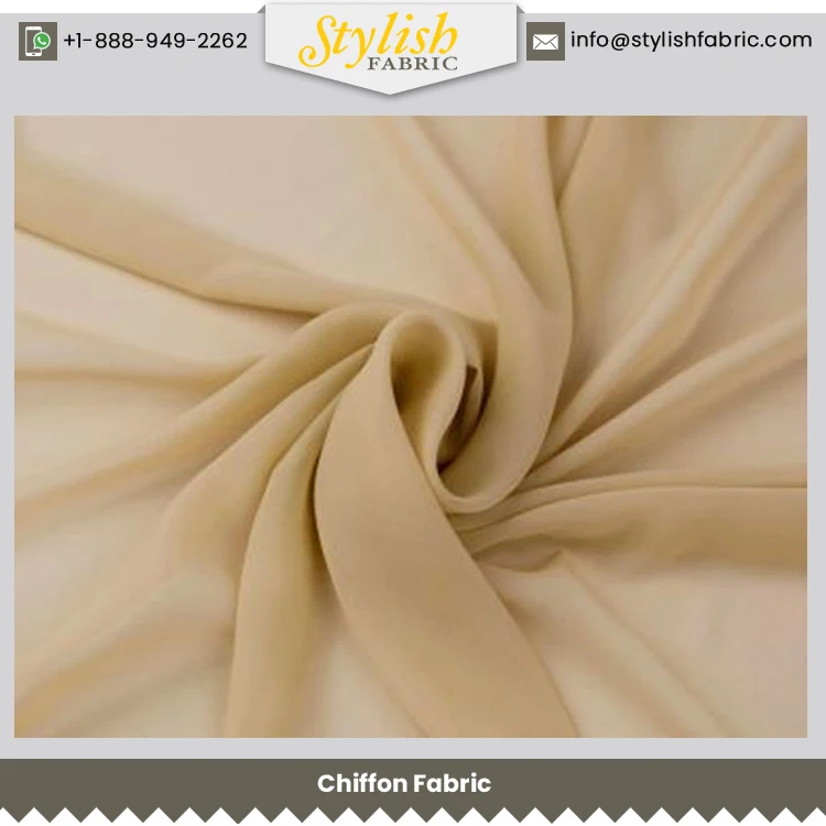 Huge Demand on Best Selling Optimum Quality 100% Polyester Chiffon Fabric for Wholesale