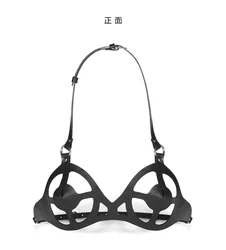 2021 cowhide Leather  BDSM women bondage adult SM sexy lingerie for adult