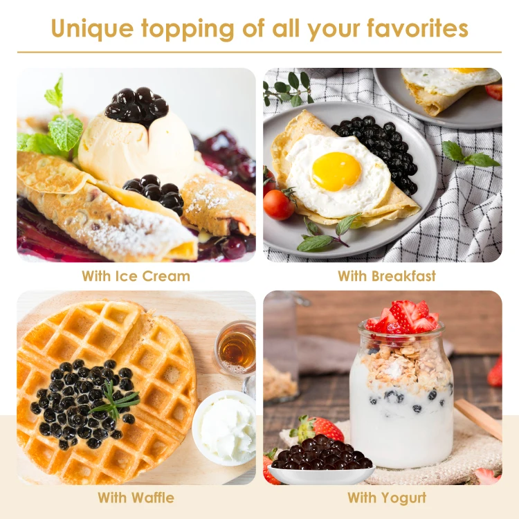 bulk wholesale taiwan instant tapioca pearls for bubble tea or toppings