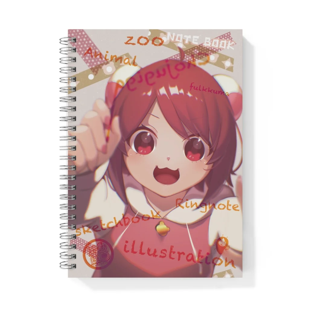 custom notebook in japanese design stationery customized stationery goods