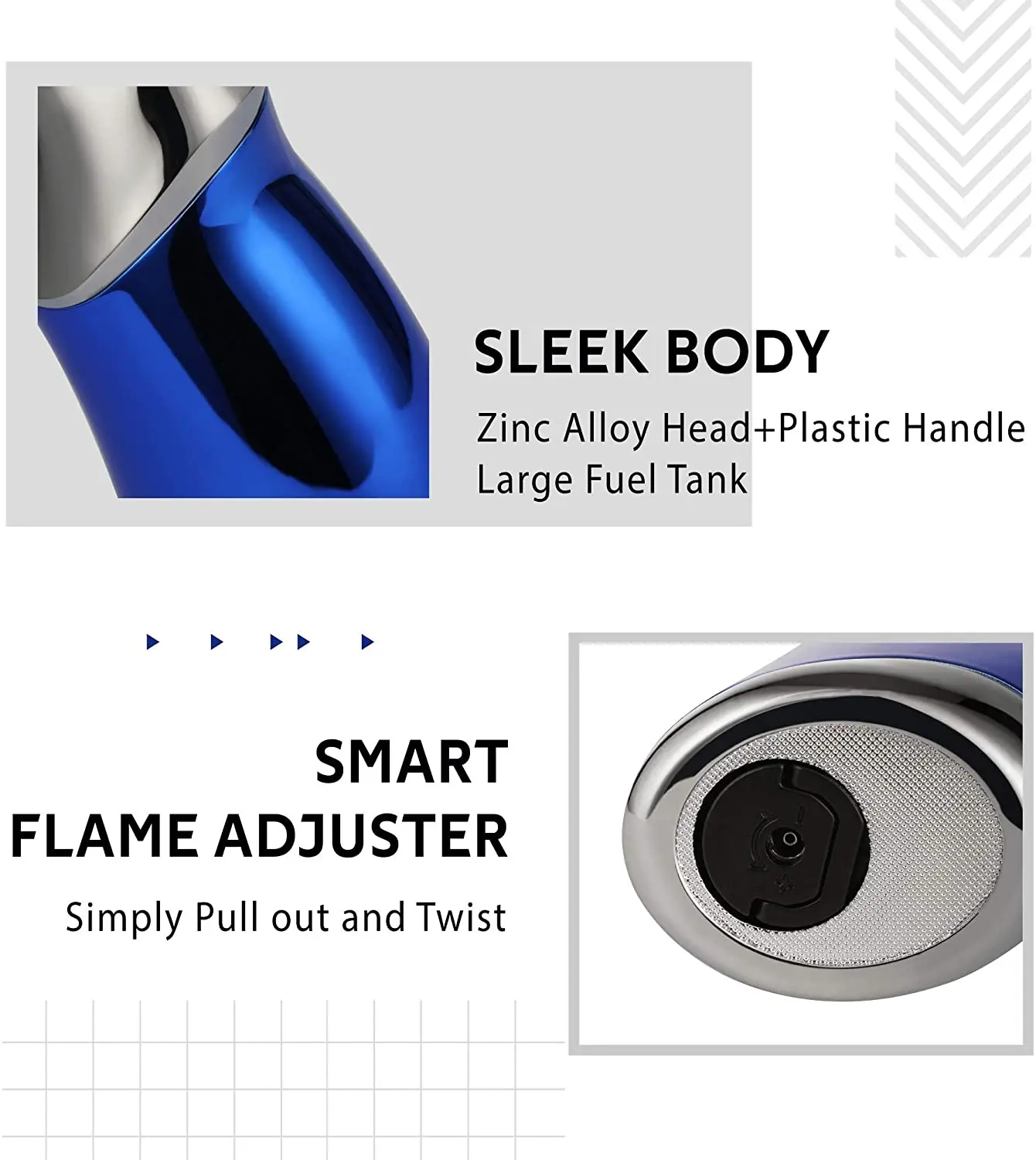 Зажигалка зажигалка для снега с тройным пламенем ветрозащитный бутановый огонь может быть дополнен газовой зажигалкой подарочной коробкой 2 упаковки