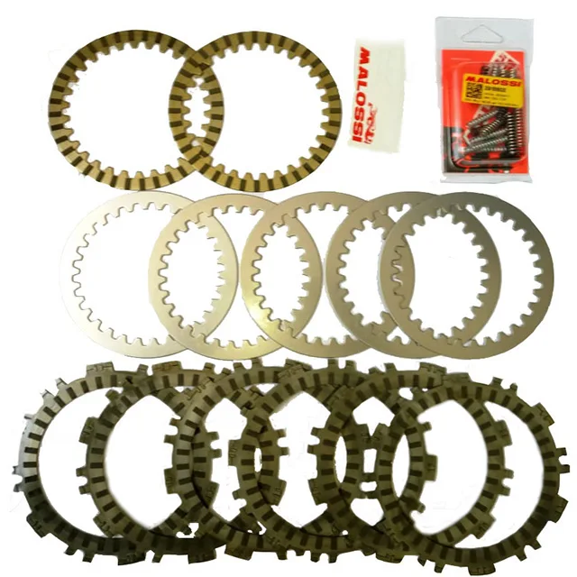 TMAX 530 full clutch plates steel disc for Yamaha Malossi High Performance special fibers without asbestos
