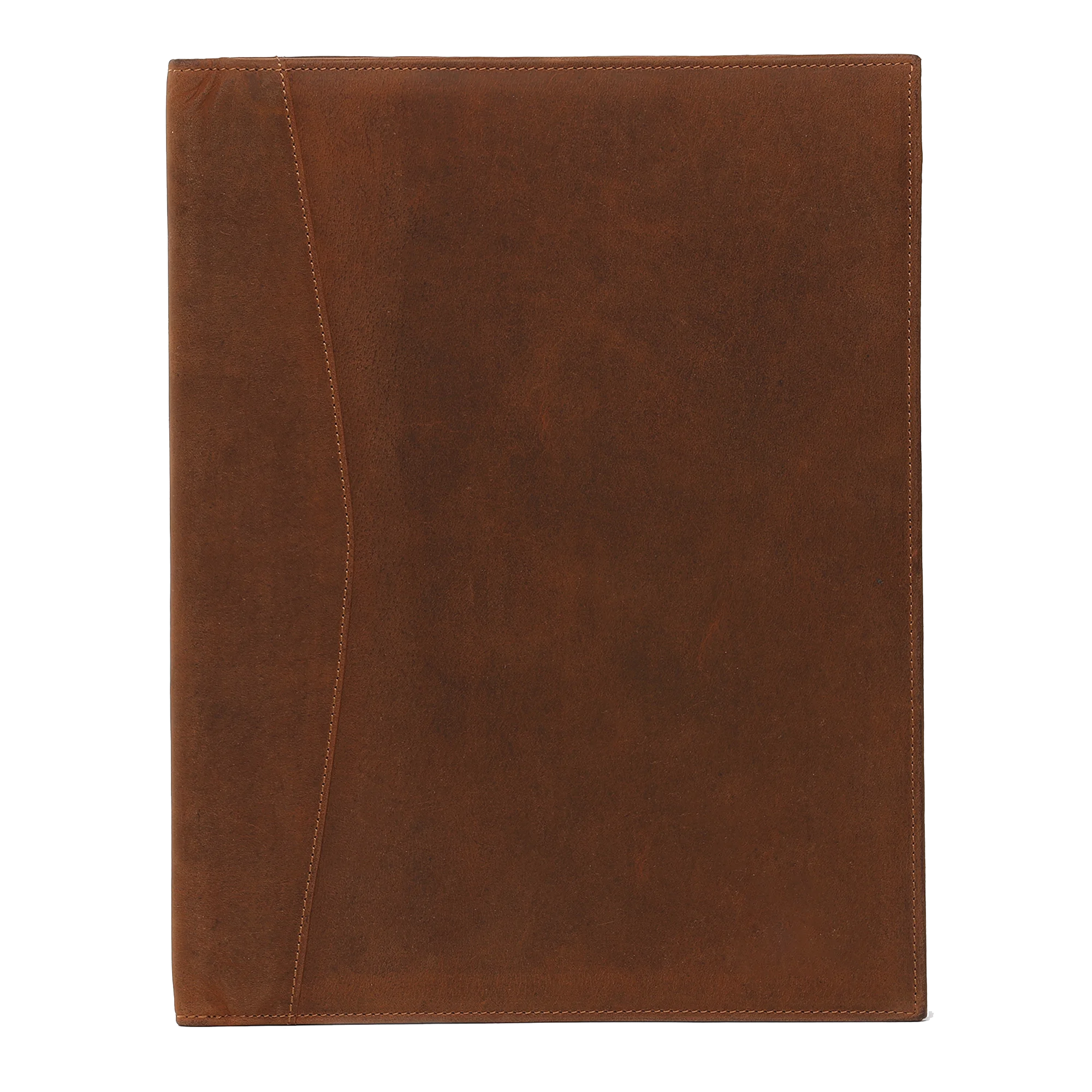 
Handmade Leather Luxury Business Notebook Portfolio Professional Organizer & Business Card Holder, Brown 