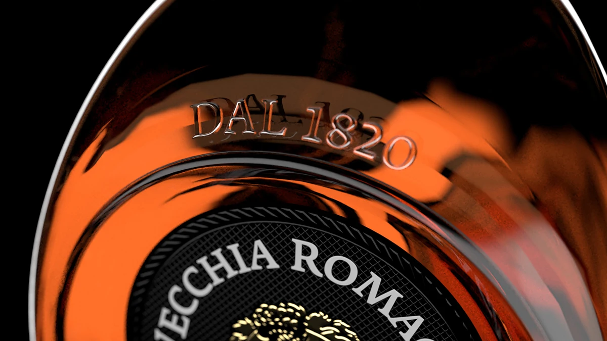 Premium line Italian Brandy Vecchia Romagna Etichetta Nera Bottle of 100 cl