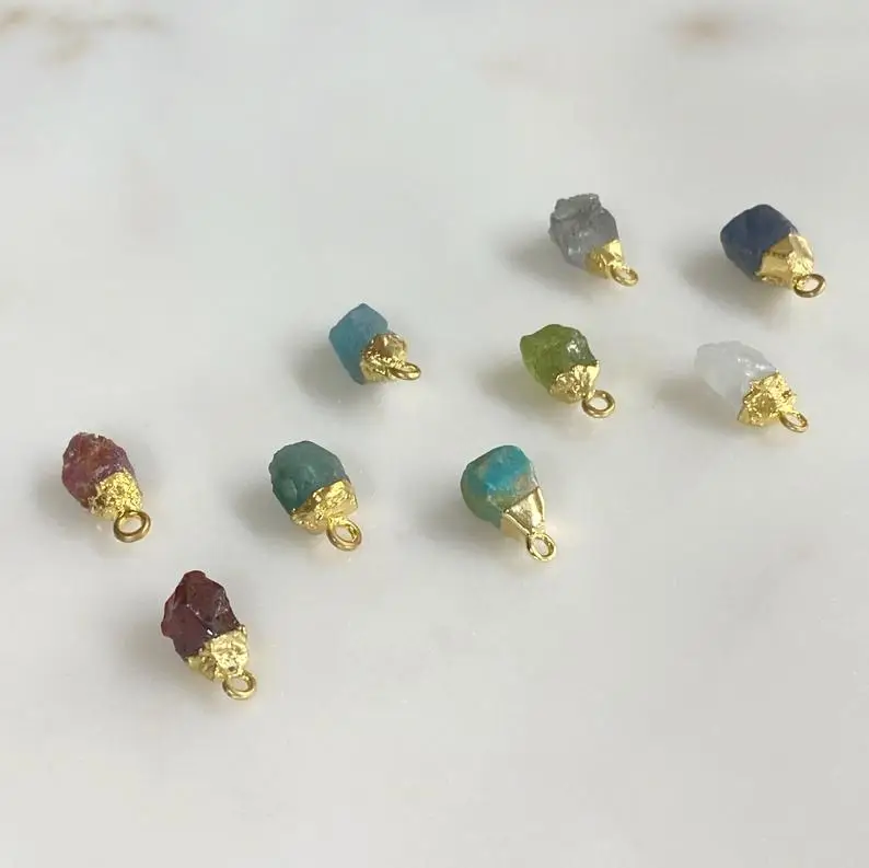 Natural Different Color Stone Onyx Pencil Shape Pendant Wholesale Price Pendant Jewelry for Anniversary  Day Gift