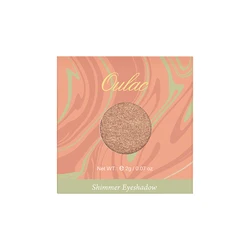 portable  single shimmer metallic eyeshadow palette smooth touch high pigmented