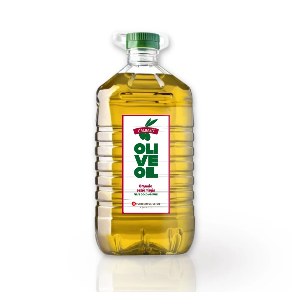 Tunisian High quality organic extra virgin olive oil. 3L Organic Extra Virgin Olive Oil in PET Bottle.