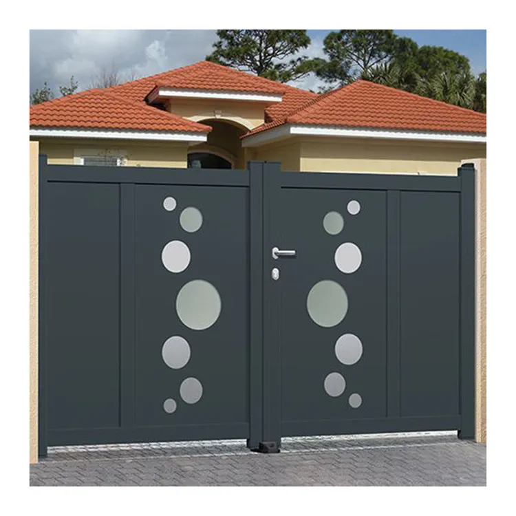 Алюминиевая опора для забора 9X8 электрическая деревянная автоматическая алюминиевая наружная ограда дома высокий алюминиевый забор жалюзи