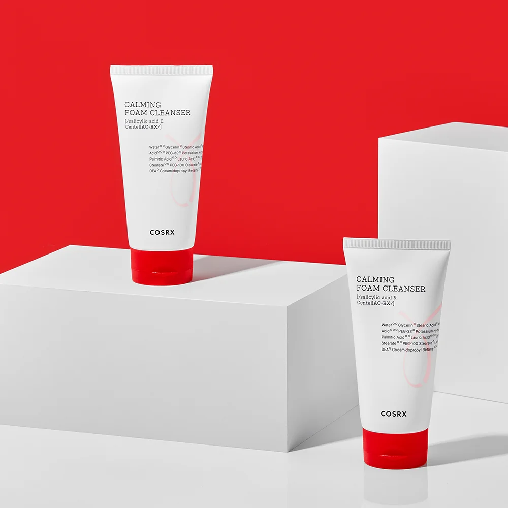 [OEM/ODM] COSRX AC Collection Calming Foam Cleanser - Made in Korea - Face Deep Clean relieve acne-prone skin Hypoallergenic