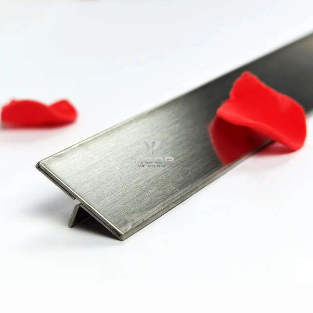 304/316 grade coloured stainless steel grooved decorative trims anti-moisture profiles