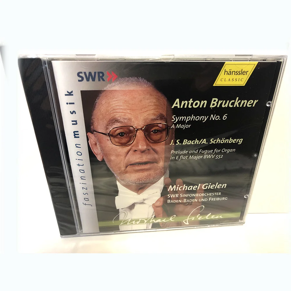 Трендовые музыкальные диски Bruckner Симфония № 6 Бач [АРР. Шёленберг] Прелюд и фуг BWV 552