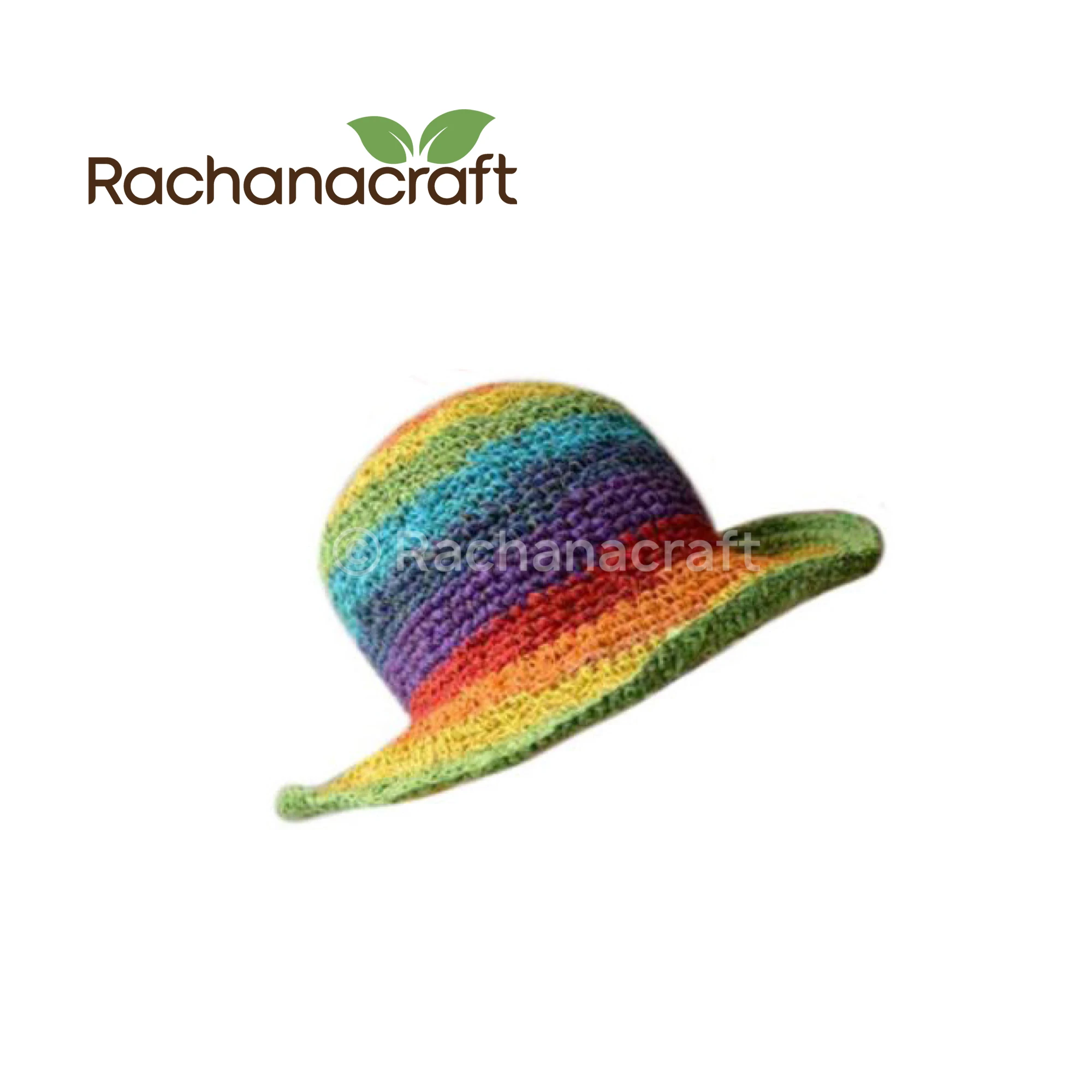 100% Natural Eco-friendly Sun Hat Hemp Knitted Hat for Travel, Hike and Daily Use Made in Nepal Wholesale Supplies