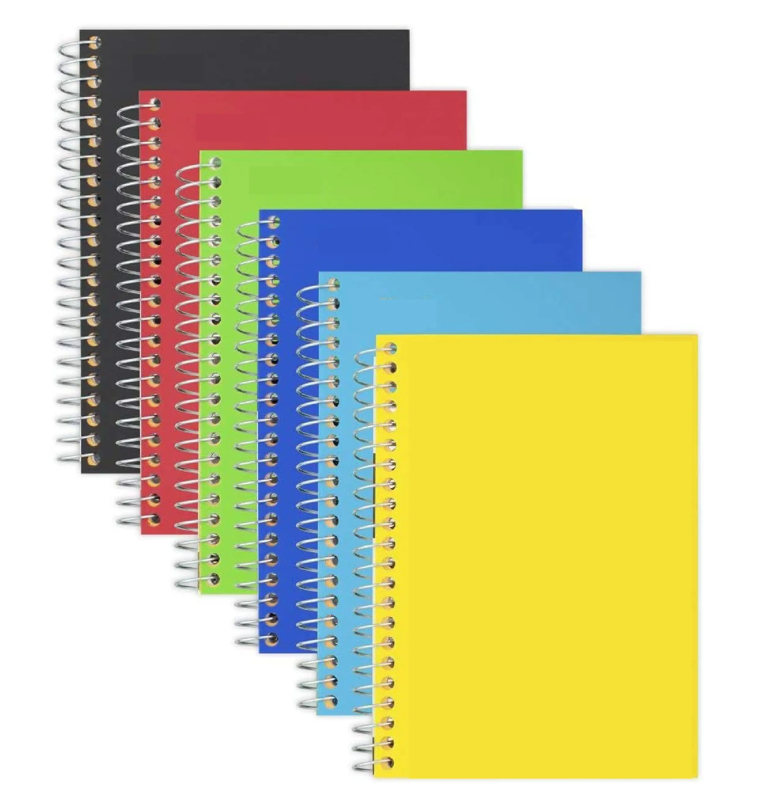 Экологически чистые разделители FSC 240 перфорированные страницы буквы/A4 пластиковая черная Обложка спиральный