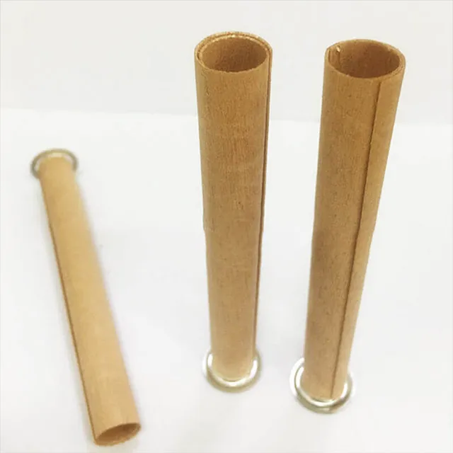 High Quality 10Mm * 80Mm Long Home Decoration Brown Candel Wick With Customized Packing