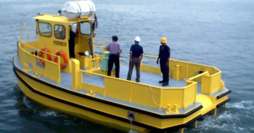 
Quality Marine Vehicle Aluminium Alloy Small Tug Boats Commercial Catamaran Sturdy Bollard Pull 
